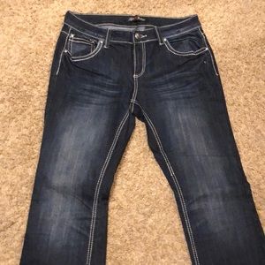 Dark wash size 10 boot cut jeans